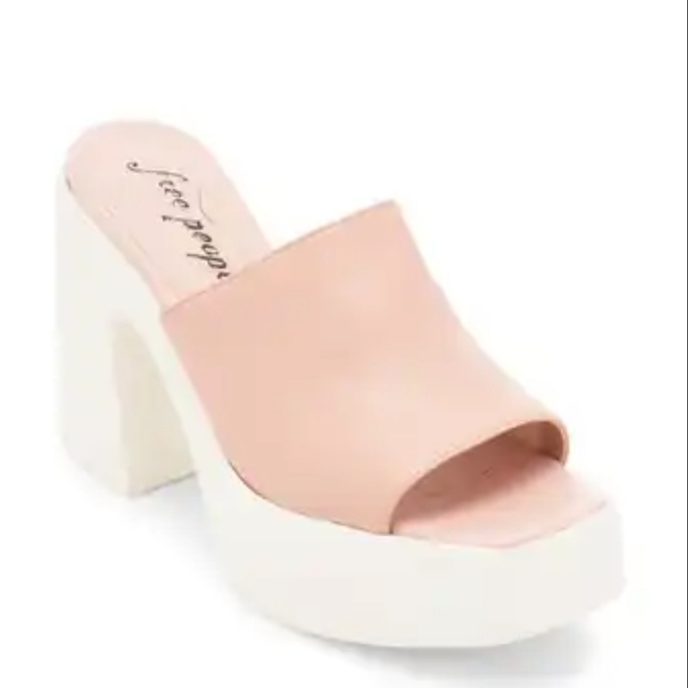 Free People Zoe Platform In Natural Sz 41